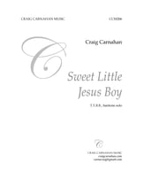 Sweet Little Jesus Boy TTBB choral sheet music cover